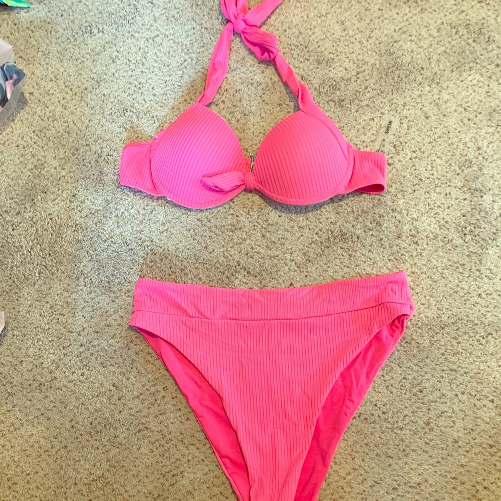 Pink Shein bikini size M-NWT